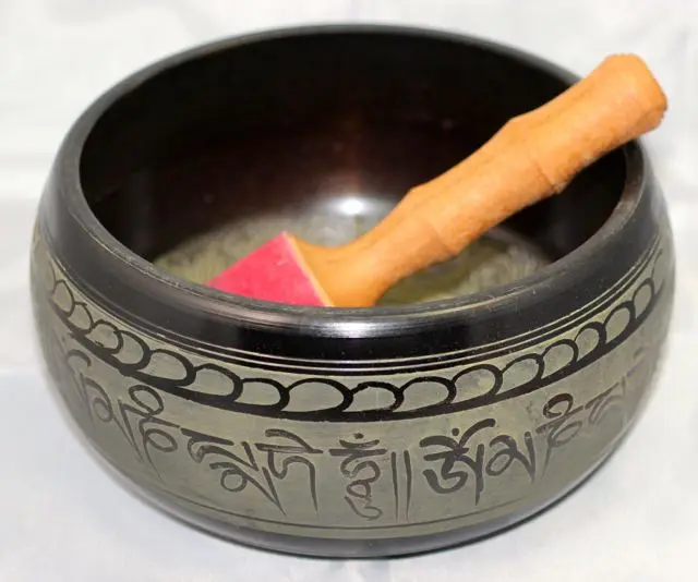 
Green Aluminum Singing Bowl 