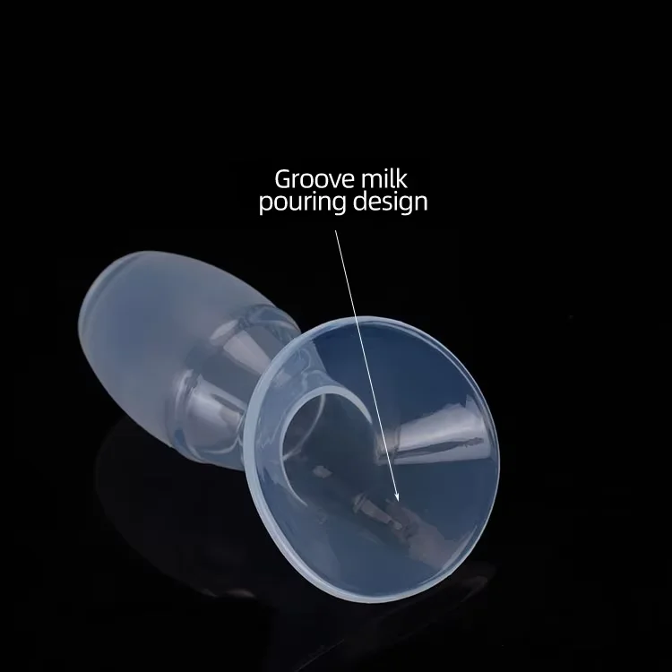 Silicone Manual Breast Milk Collector New Design with Leak-Proof Feature BPA Free Single Type for Pregnant Women