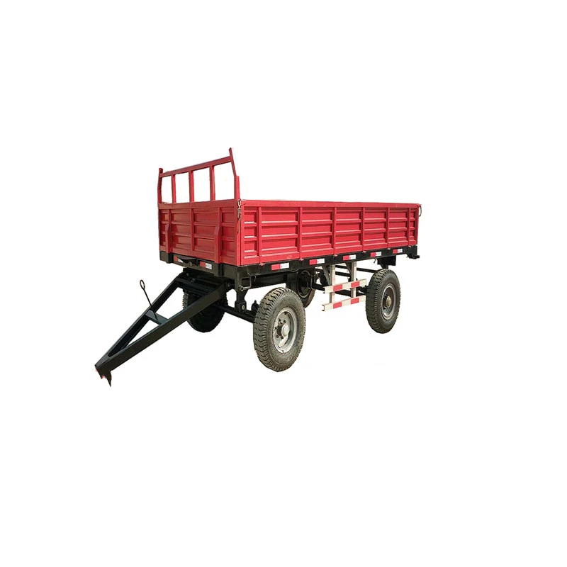 10 tons Durable Farm Hydraulic Dump Air Brake Trailer Agri Trailer