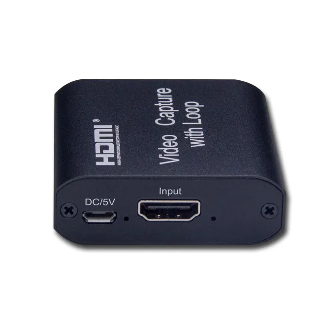 USB Video Capture Card HD to USB 1080 P with HDMI Loop Output