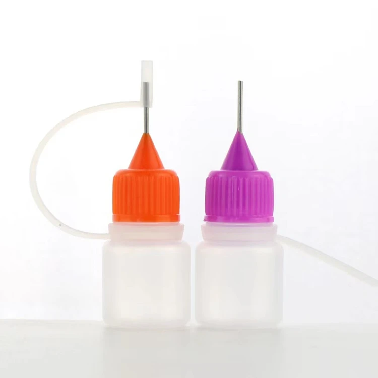 
3ml PE plastic needle bottles Oil filling bottle squeezable tubes with bottle drip irrigation 