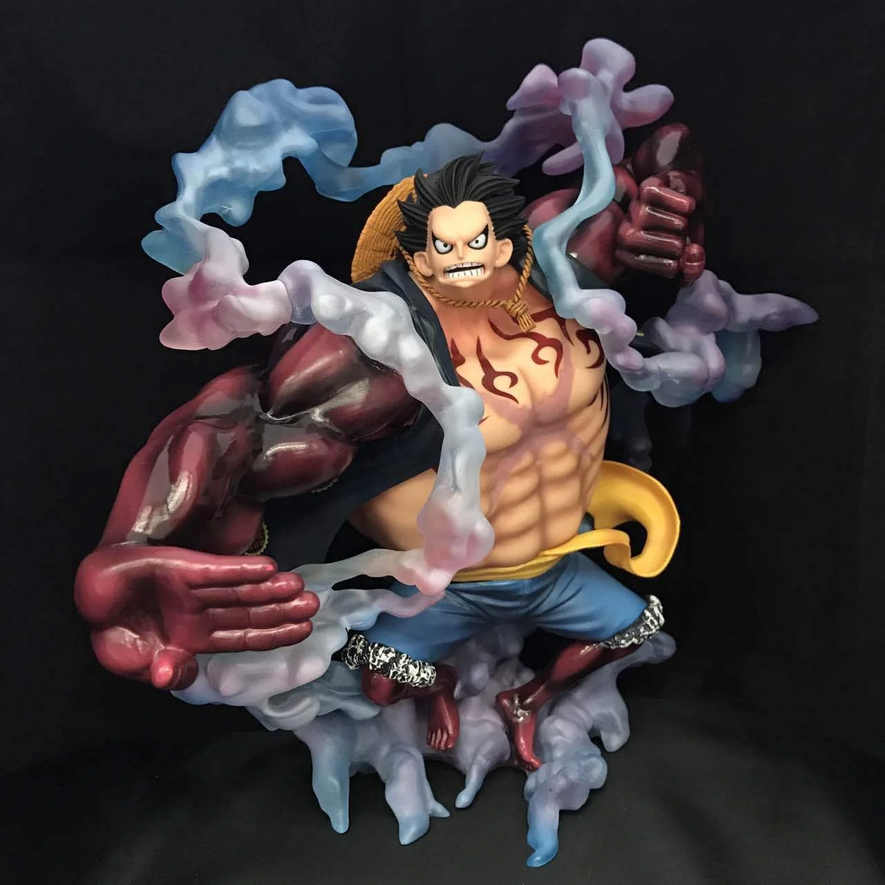 28cm new high quality One Pieces Monkey D Luffy Gear 4 PVC quality goods Boundman Anime Figure toys