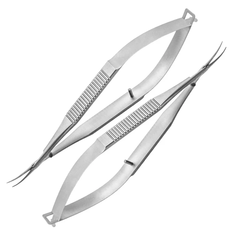 Corneal bending scissors Stainless steel ophthalmic instruments surgical scissors