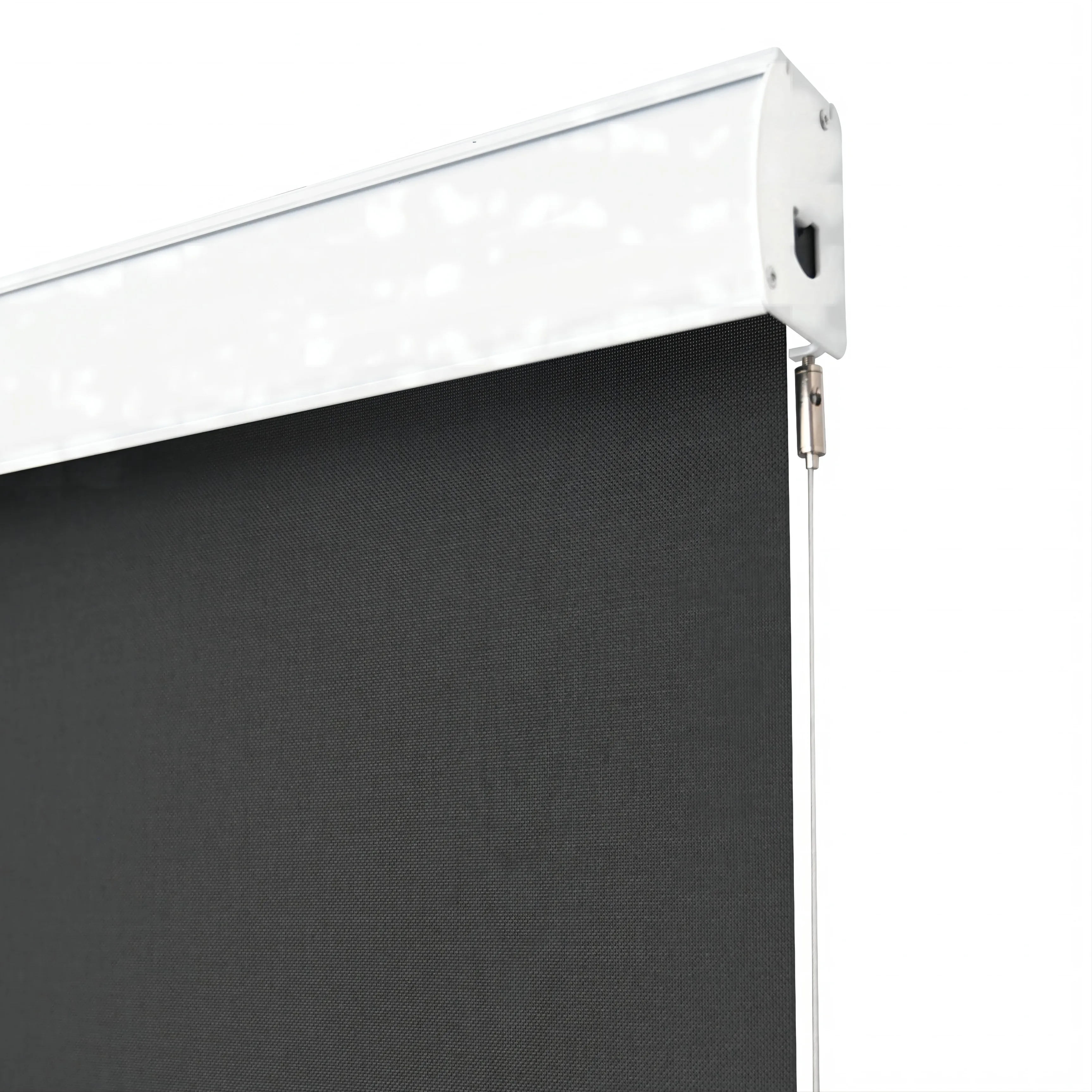 Modern Design Motor  Windproof cable tie down system Roller Blinds