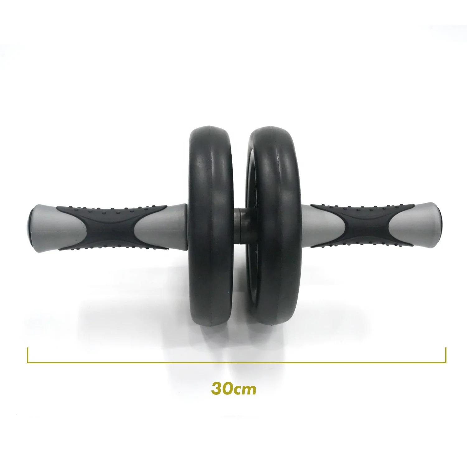Dual Wheel Silent Abdominal Wheel Roller Exercise Fitness Gym Equipment Belly Fat Burner