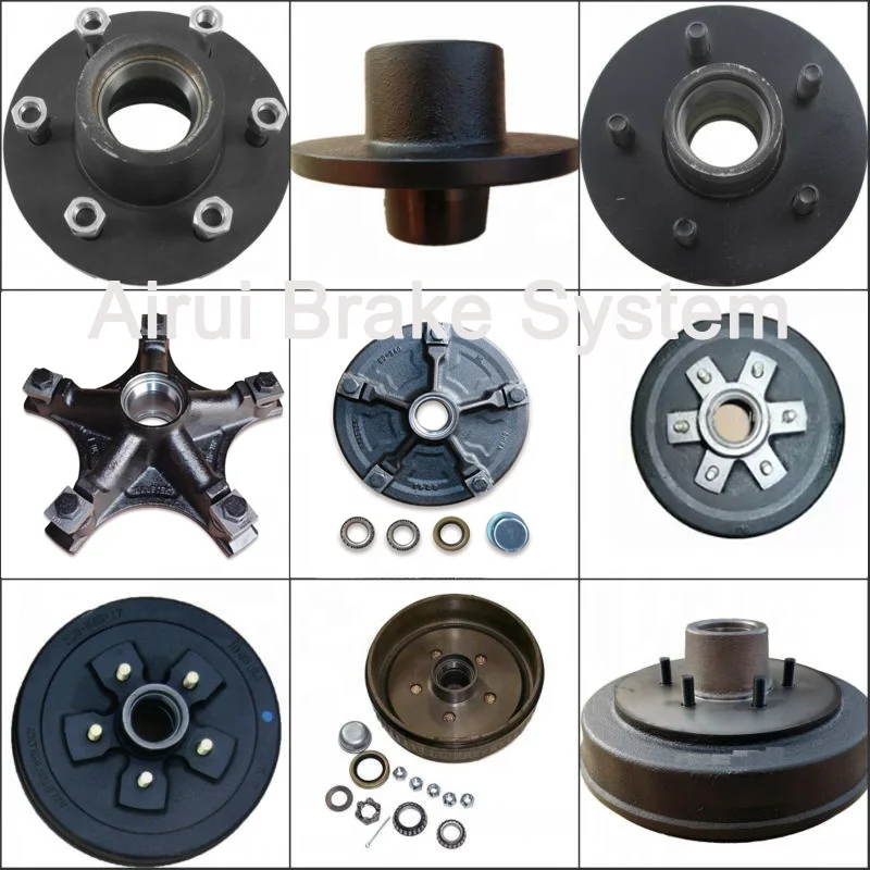 professional manufacturer wheel hub ,brake drum and brake disc family for  Trailer accessories for rv use