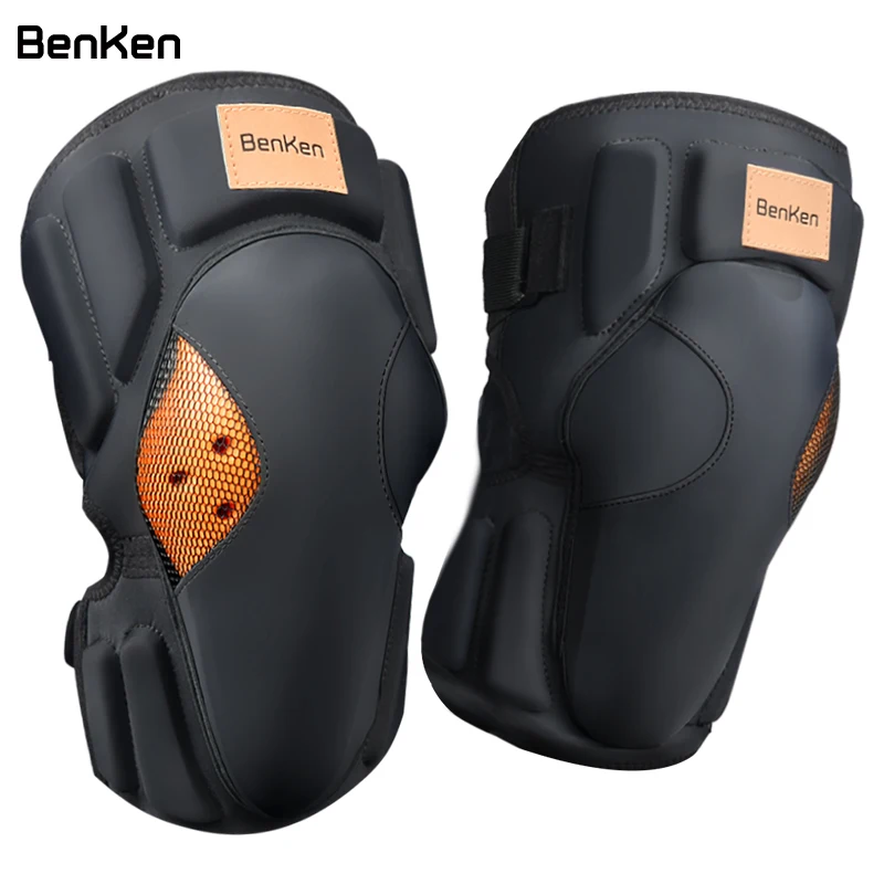 Benken Adult Ski Protector Elbow Pads Snow Sport Support Elastic Knee Protective Gear