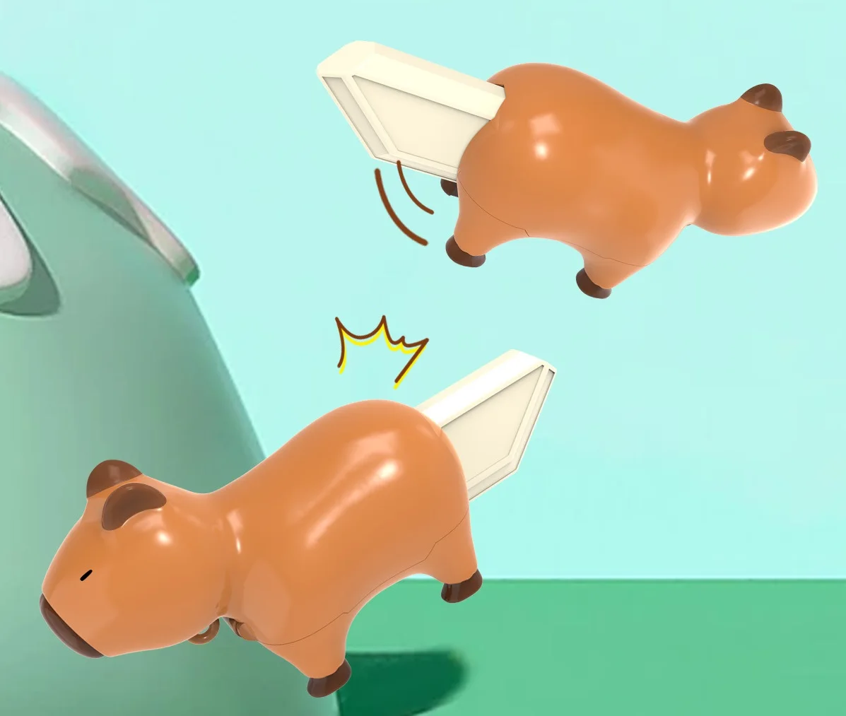 Нож редис Kapibala складной декомпрессионный маленький игрушечный пердеж скрытый нож гравитационный