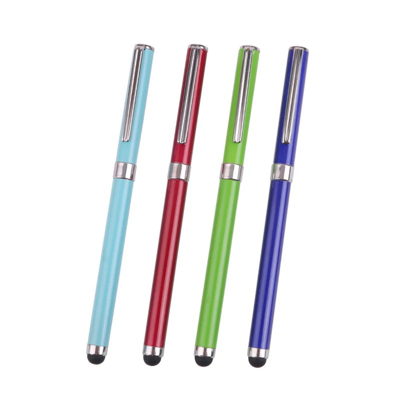 new Personalized with customized logo soft with ball top metal touch roller pen
