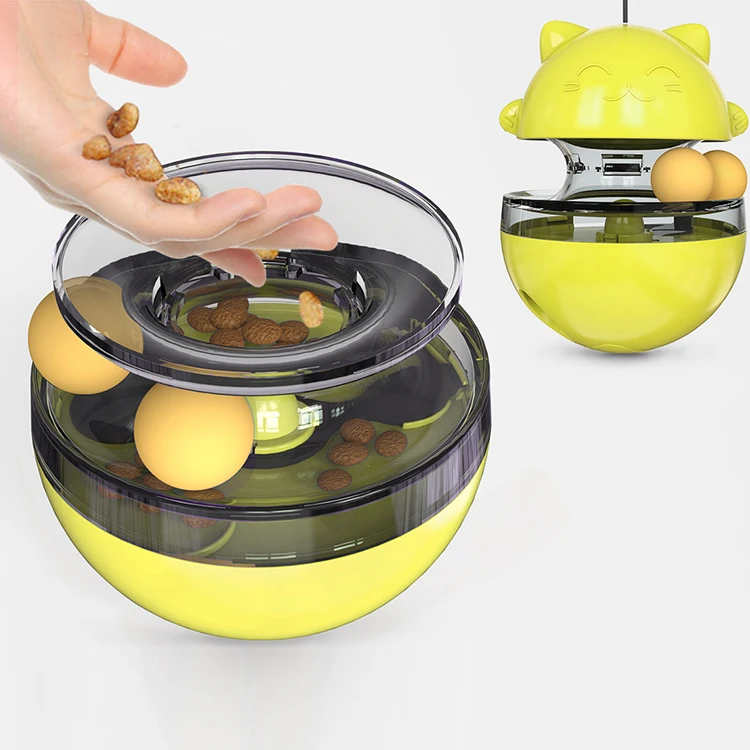 Juguetes para gatos Katze 4 вида цветов 0 6 кг ABS Smart Durable Chew Leaking еда интерактивные игрушки для