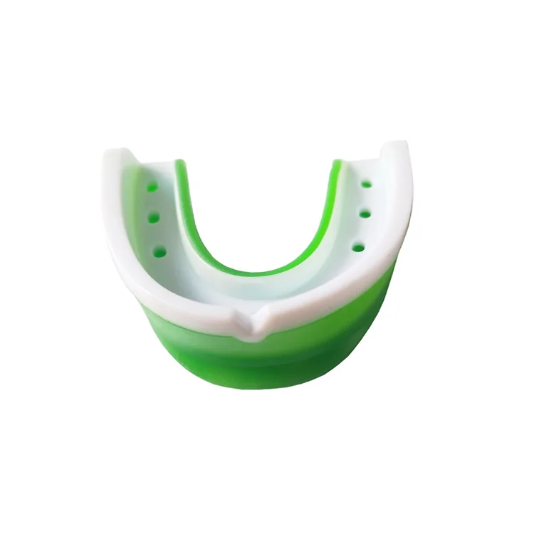 Заводская цена, индивидуальная печать, боксерская защита для рта, профессиональные спортивные кусочки, резинка, щит