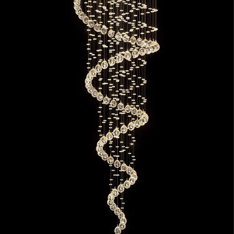 round modern home led light for living room light round ceiling light fixture hanging led clear glass crystal luxury chandeliers