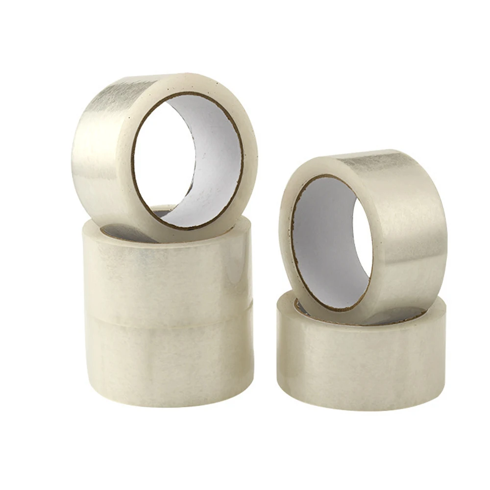 Clear Box Sealing Jumbo Roll Adhesive Tape Bopp Packing Tape For Heavy Duty Shipping Moving