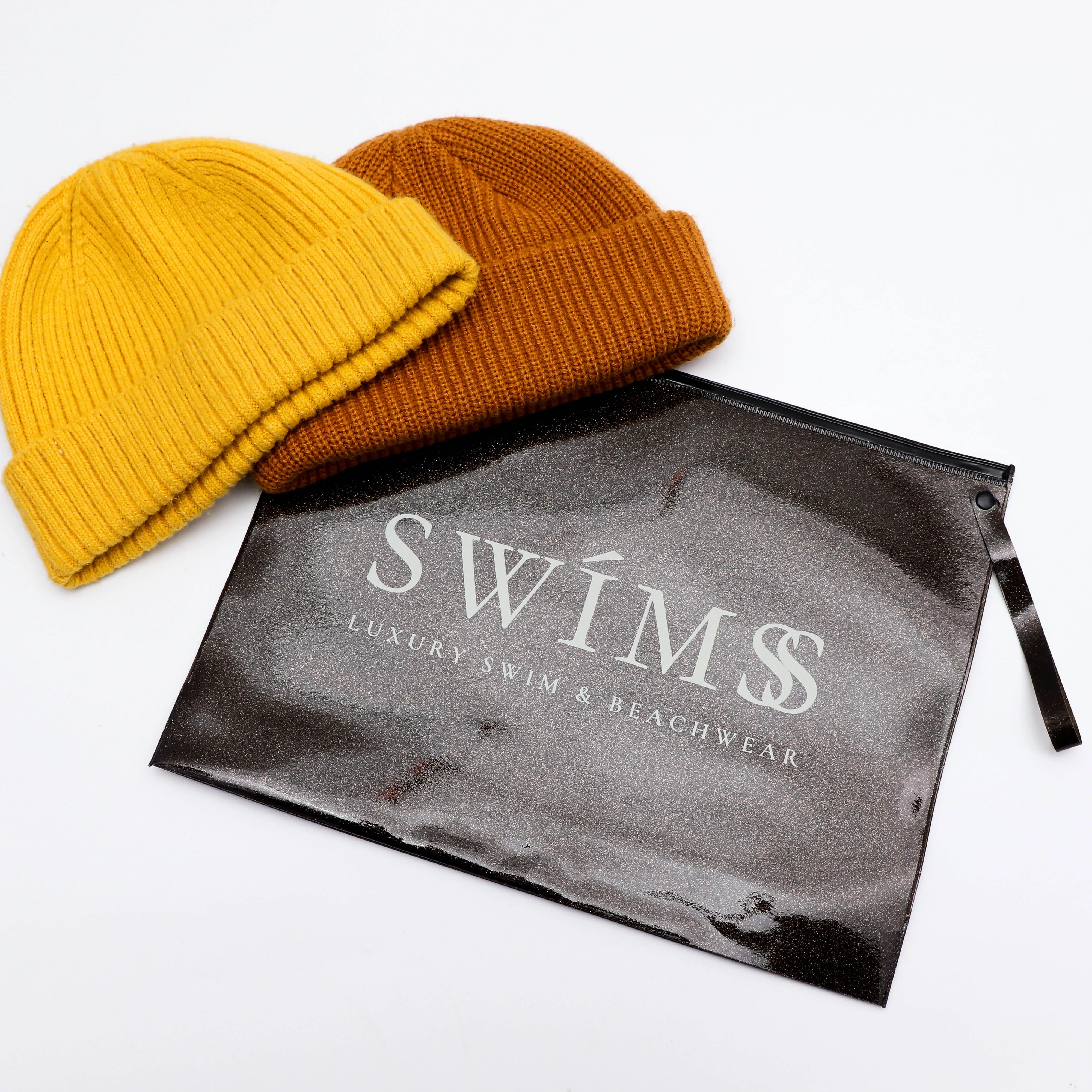 Custom plastic bag eco friendly swimwear packaging pvc custom wet bikini bag with zipper