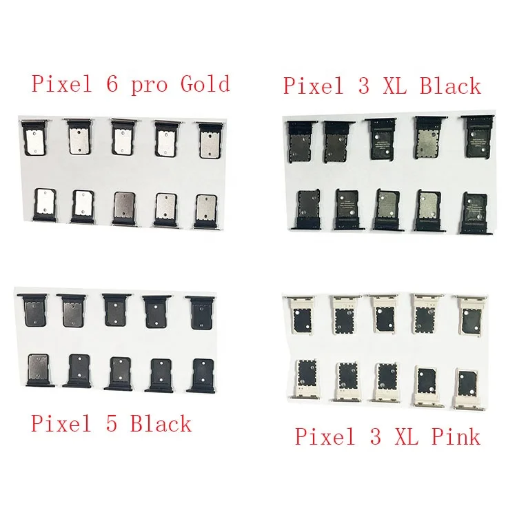 Лоток для sim-карты мобильного телефона Pixel 2/pixel 2XL/Pixel 3/pixel 3A XL/Pixel 3XL/Pixel 5/Pixel 6 Pro