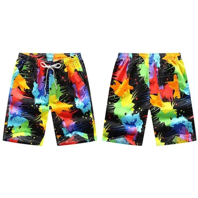 Wholesale custom design sublimation 4 way stretch nations flag print man extra long board shorts
