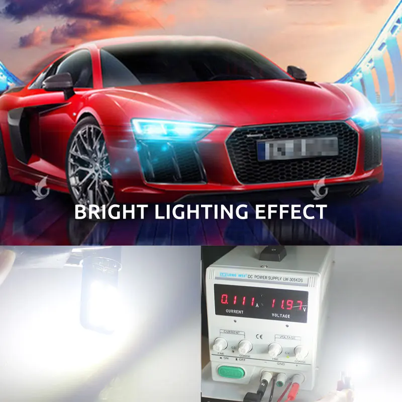 3014  Chips Bulb For Cars Roof lights Mirror lights License Plate Lights 12V  Ba9s Led T4W H6W Led 24SMD