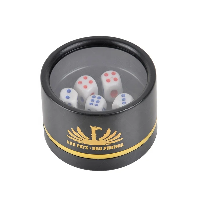 Plastic Dice Cup with Lid Custom Game KTV Cover Bar & Box 1pc/opp Bag or As Your