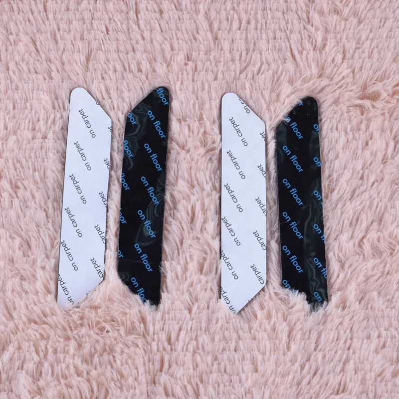 8pcs/set  non-slip washable carpet grippers Seamless Removable Adhesive rug grippers for indoor