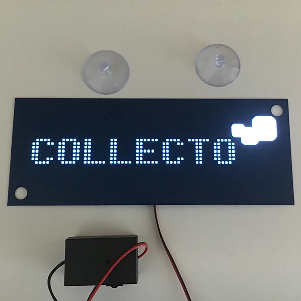 LED light sign EL flashing logo for taxi rideshare automobile advertising customizable lighting stickers no MOQ limit