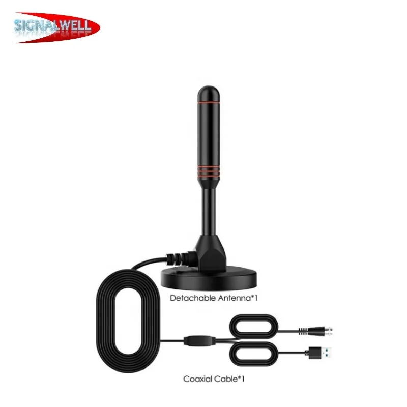 Outdoor Aerial Signal Receiver Fine Workmanship Digital Amplifier Tv Antenna