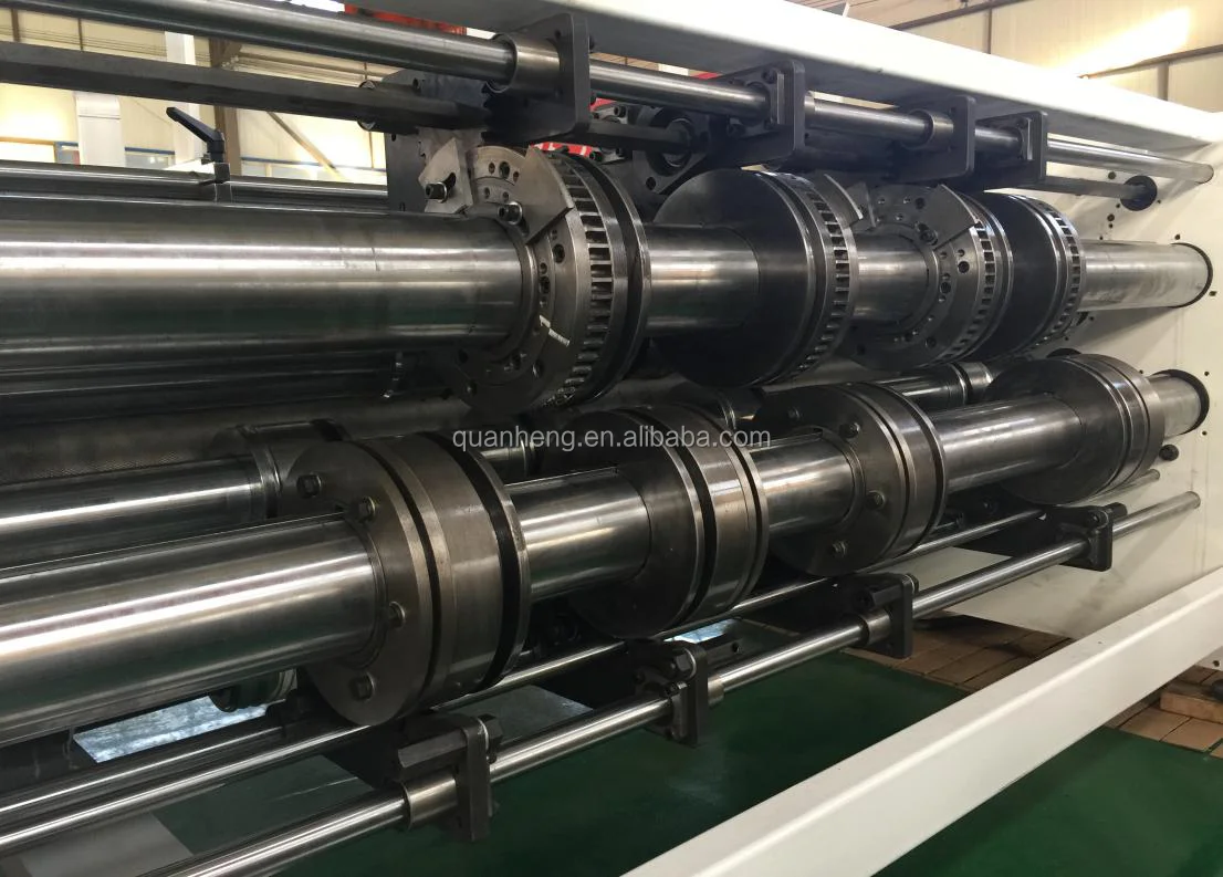 mini automatic flexo printer slotter with stacker machine / mini printing machine / box printing machine
