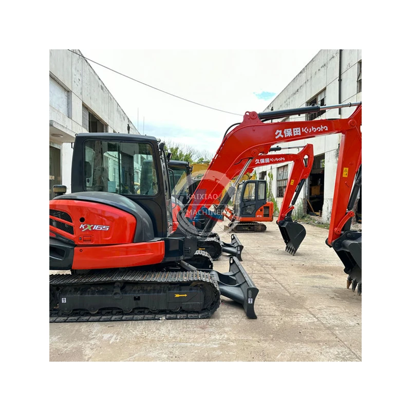 backhoe USED KUBOTA 5TON 6TON KX165 KX163 KX155 50U SMALL MINI EXCAVATOR used japan small backhoe excavator