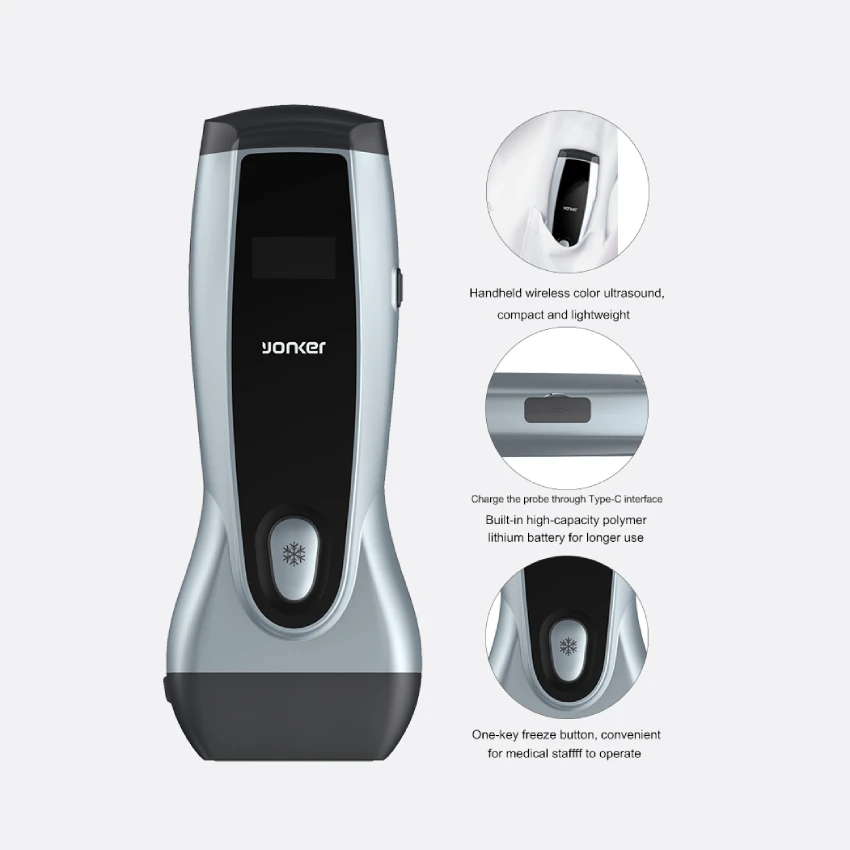 Yonker handheld veterinary medical device wireless usb veterinary doppler ultrasound scanner machine