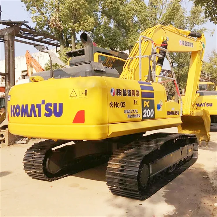 Good condition  20 ton used original Japan komatsu pc200-8 hydraulic crawler excavator  for sale