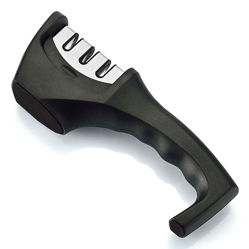 Knife Sharpener 3 Stage Professional Kitchen Sharpening Stone Tungsten Diamond Ceramic Sharpener Tool