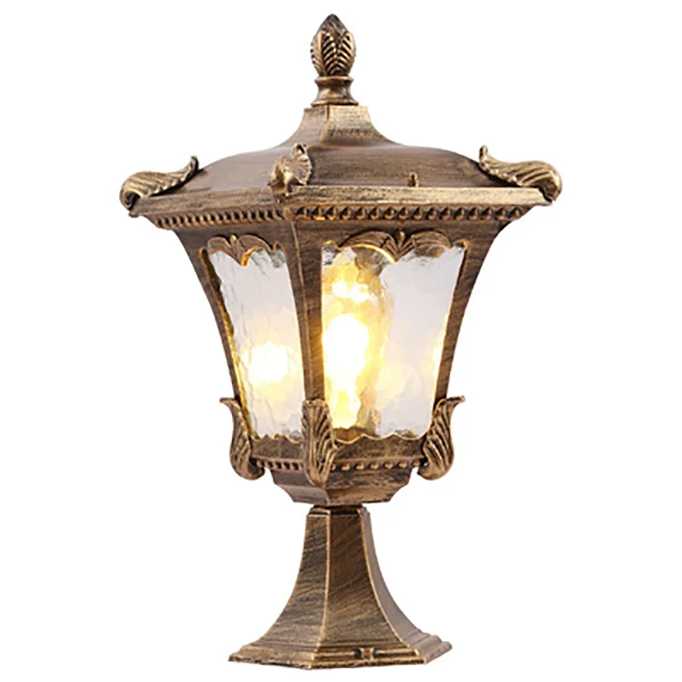 Водонепроницаемый IP65 Алюминиевый садовый наружный светодиодный светильник для ворот и столбов в американском стиле Ландшафтная лампа