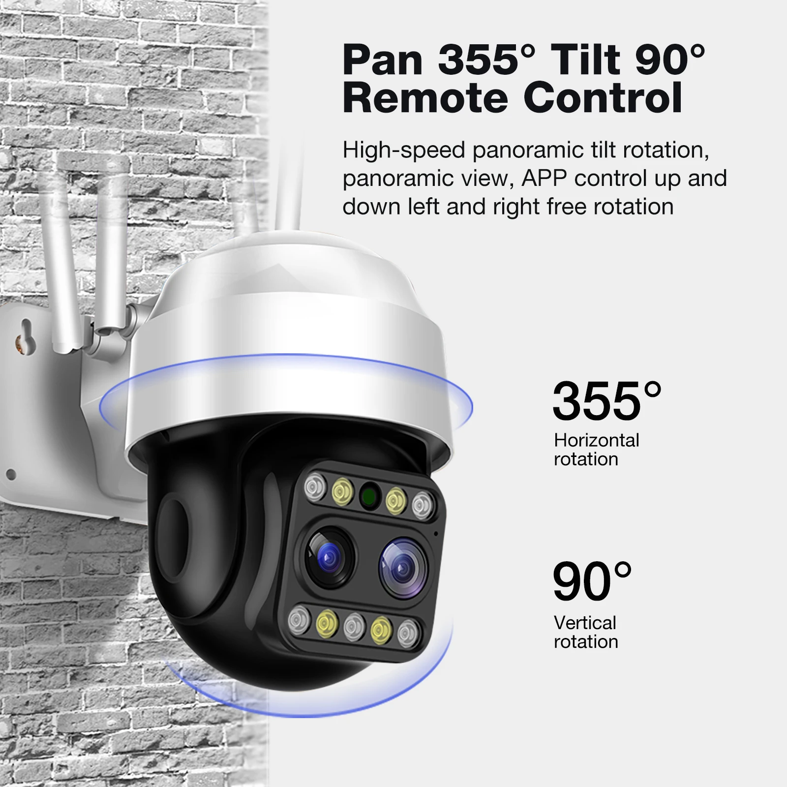 5X Zoom 1080P Smart Surveillance System Wireless Security ptz dome Outdoor 2mp yoosee Home Security Camera