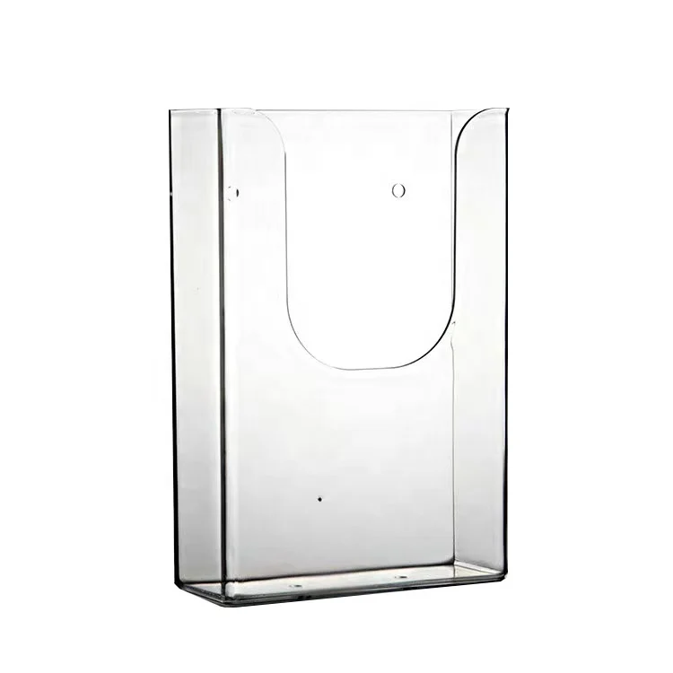 Premium Quality Wall Mounted Display Stand Clear Acrylic Brochure holders for Pamphlets brochures magazines Literature