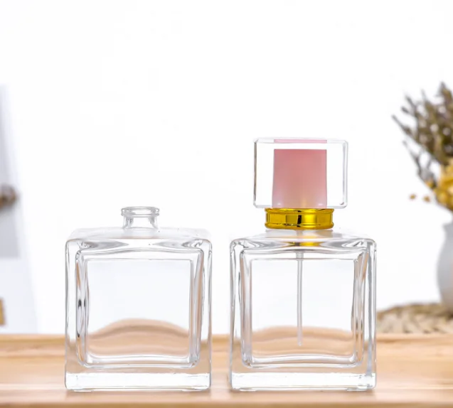 wholesale Portable customized colorful glass Perfume Spray Glass Tube cosmetic bottle 30 ml perfume bottle with pump and spray