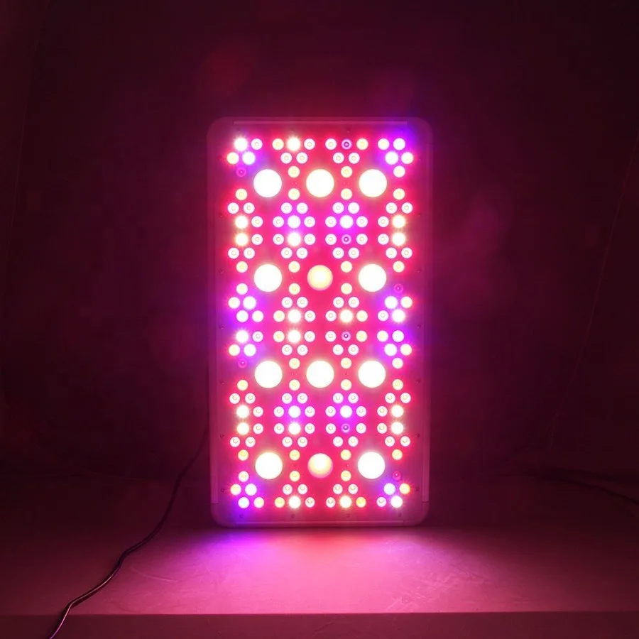 
Herifi Top High PPFD 600watt Usage Power Crees 48XCOB CXA1512 Led Grow Lights Full Spectrum With DUAL VEG/FLOWER Switches 