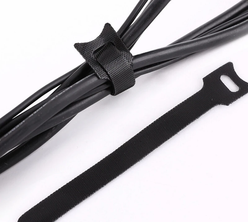 Клейкие кабельные стяжки с крючками и петлями