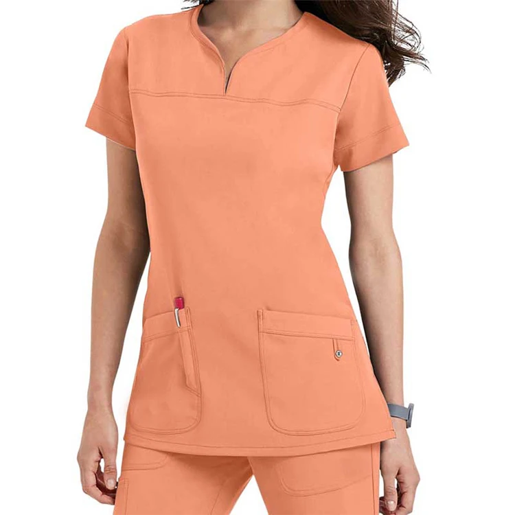 Hot Selling Hospital Uniforms For Woman And Male Doctor Scrubs Set Uniform Medical Scrub Navy Blue