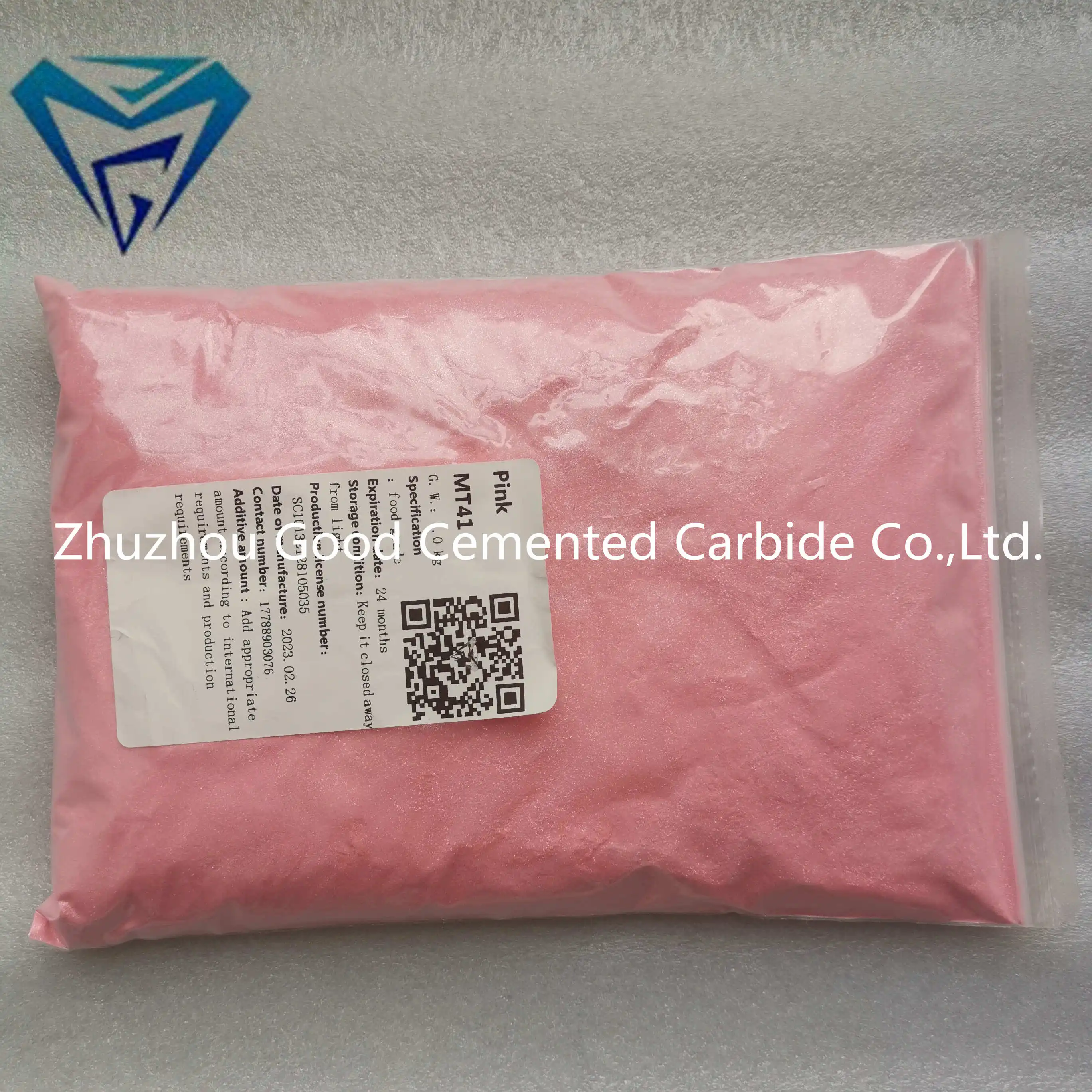 shining hot pink powder