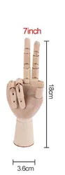 Wooden Hand for window display and sketching