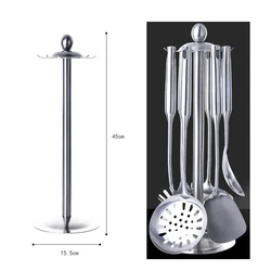 7pcs Customized food grade accessories tools kitchenware cooking cookware set stainless steel kitchen utensils