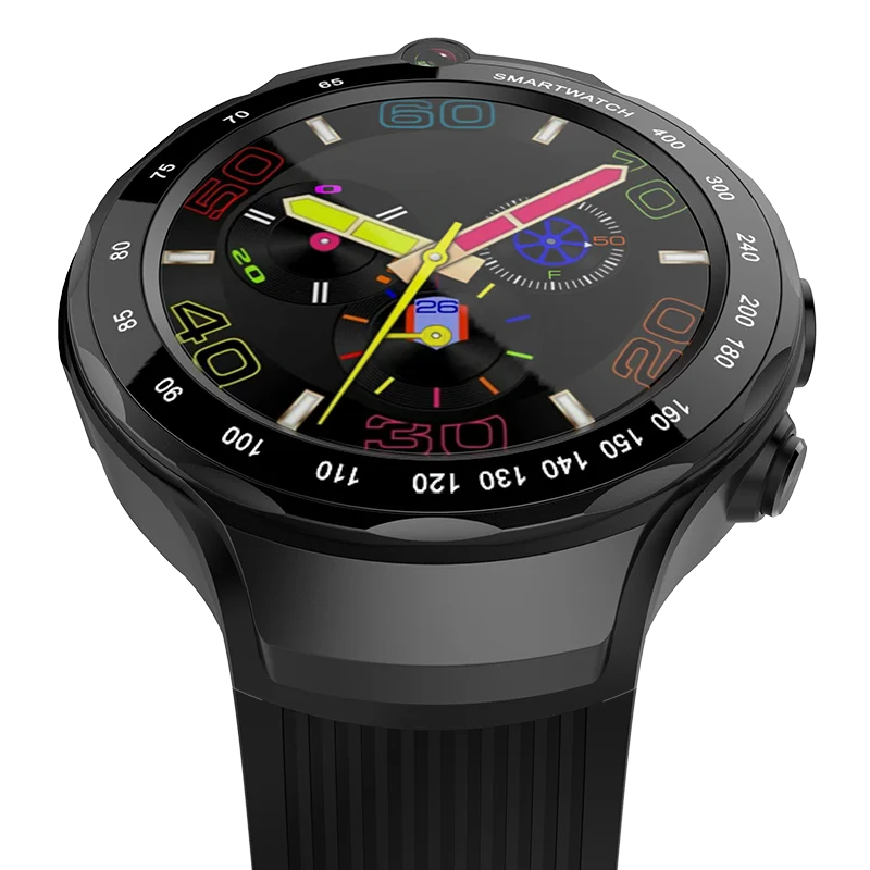 2019 интеллектуальные часы GPS Двойная камера умные часы android с монитором сердечного ритма