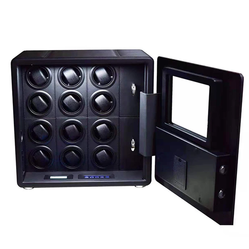 Умный пульт дистанционного управления, роскошный автоматический намоток часов со светодиодным ЖК-дисплеем, 12 слотов