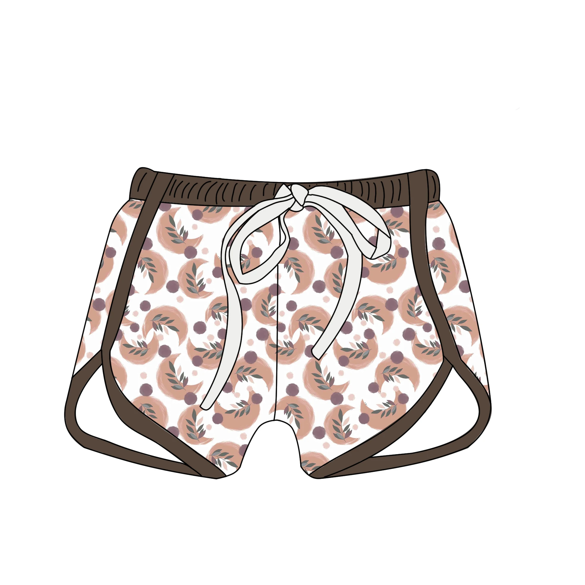 Qingli OEM Cute Western girls beach swimwear shorts Summer custom shorts swimming baby kids pants Sports