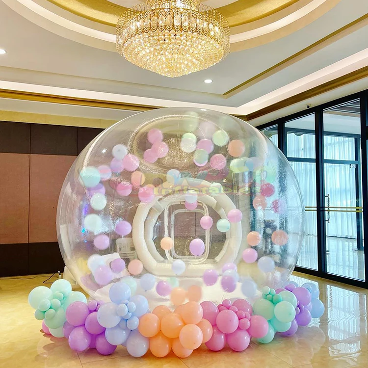 Advertising inflatable party home balloon for outdoor bubble tent house inflatable balloon transparent clear bubble tents