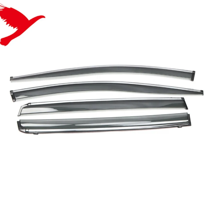 Plastic Car Side Window Wind Sun Rain Guard Deflectors Visor Vent Shades 4PCS for Mitsubishi Xpander 2017-2019