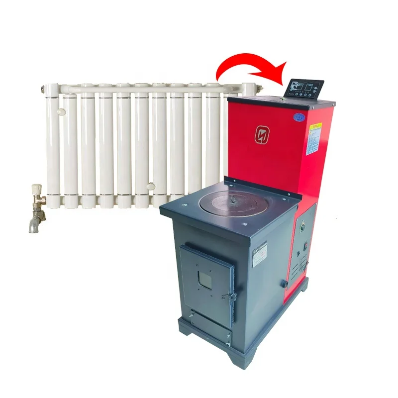 Villa And Apartment Indoor Water Circulation Stove Boiler For Radiator Wood Pellet Heater