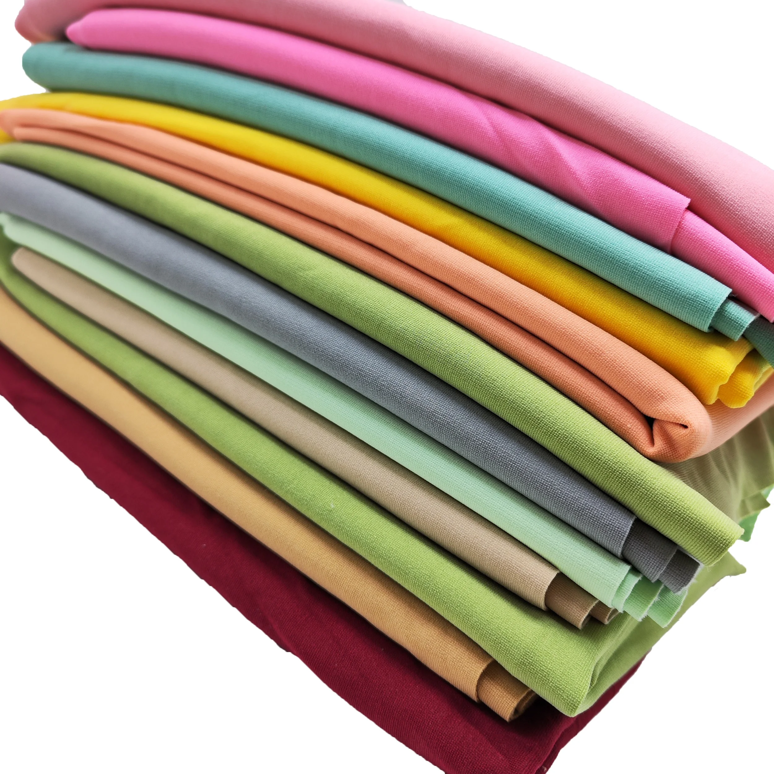 Jersey Punto Di Roma Fabric Rayon Polyester Spandex 4 Way Stretch Ponte Roma Fabric for Trouser,Garment,Dress Scuba Knit Fabric