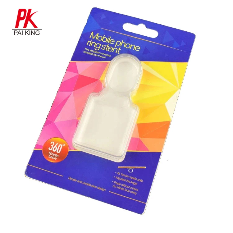 Manufacturer custom PET PVC clamshell blister paper card pack plastic tray blister packaging