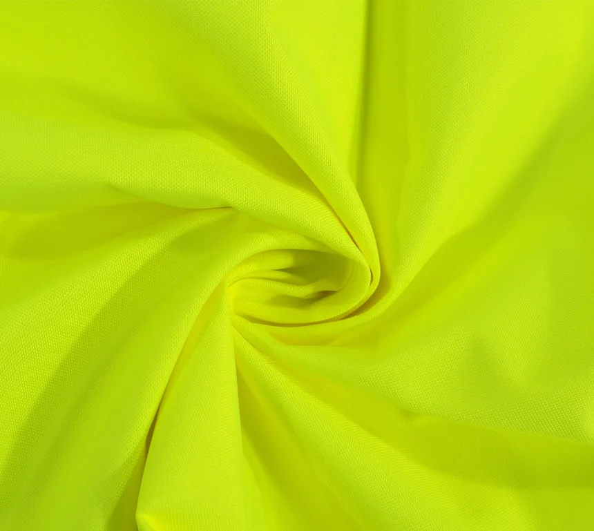 EN20471 150D/300D 100% polyester oxford  PU Coated fabric  with windproof waterproof for safety jacket