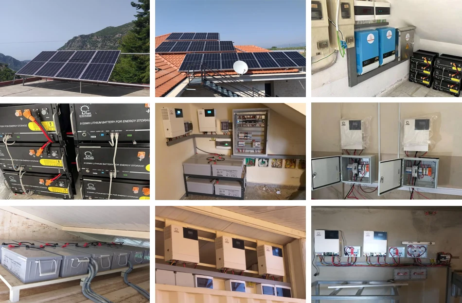 BR SOLAR 20kw 25kw HYBRID PV SYSTEM Solar Power System 30kw 40kw 50kw PV generation SYSTEM